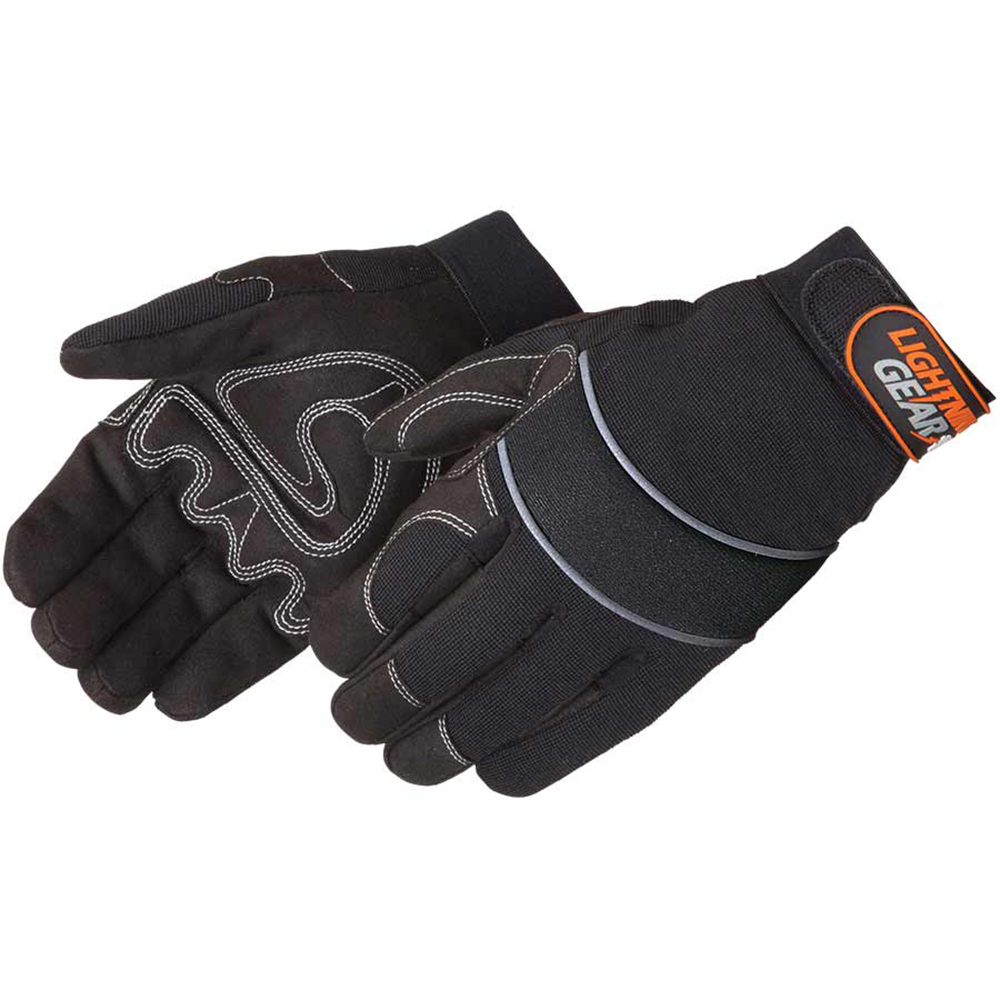 Onyx Warrior Black Mechanics Glove