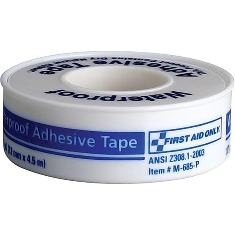 WATERPROOF FIRST AID TAPE 1/2" X 5 YDS