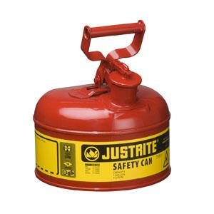 JUSTRITE 1 GAL TYPE I SAFETY CAN RED