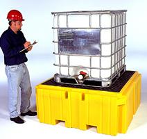 ULTRA IBC SPILL PALLET PLUS WITH DRAIN