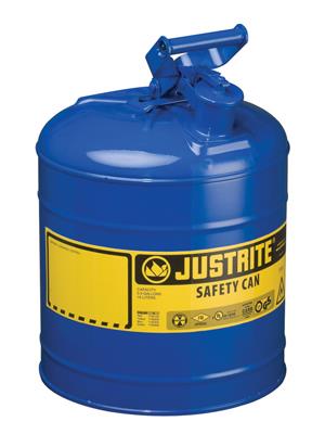 JUSTRITE 5 GAL TYPE I SAFETY CAN BLUE