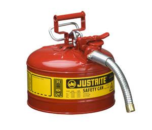 JUSTRITE 2.5 GAL TYPE II SAFETY CAN 1"