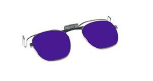 CLIP-ON SAFETY GLASS COBALT BLUE SHADE 8