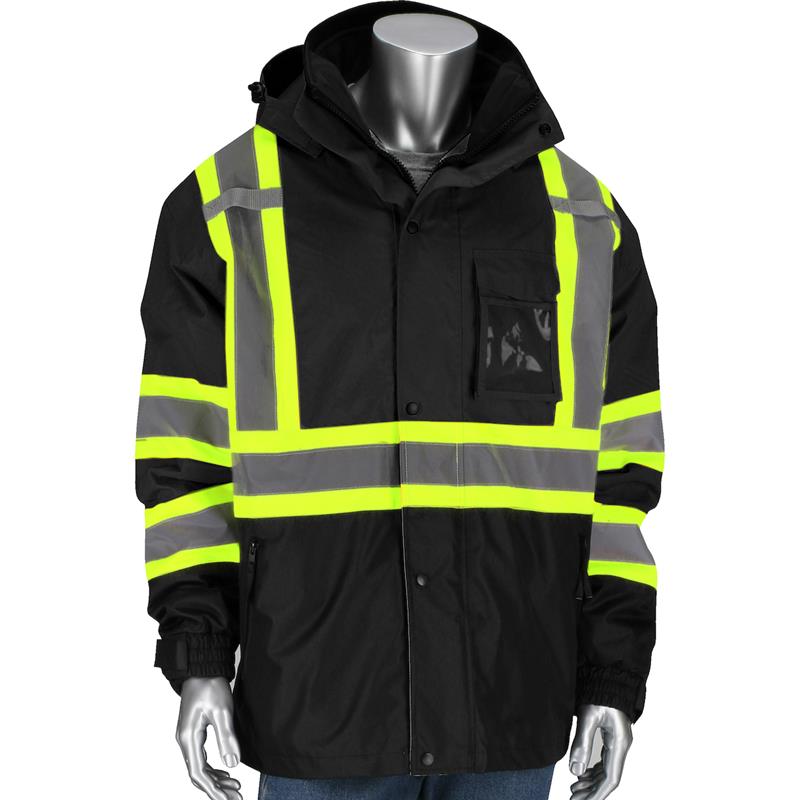 PIP 3-IN-1 TWO-TONE RIPSTOP JACKET BLACK