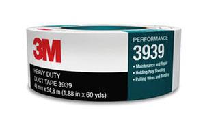 3M 3939 SILVER DUCT TAPE  2" x 60 YDS