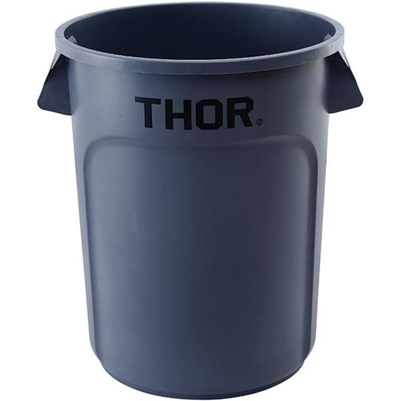 TRUST THOR ROUND CONTAINER 32 GAL GRAY