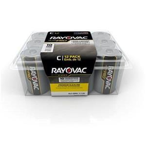 RAYOVAC ULTRAPRO C BATTERIES (12/PACK)