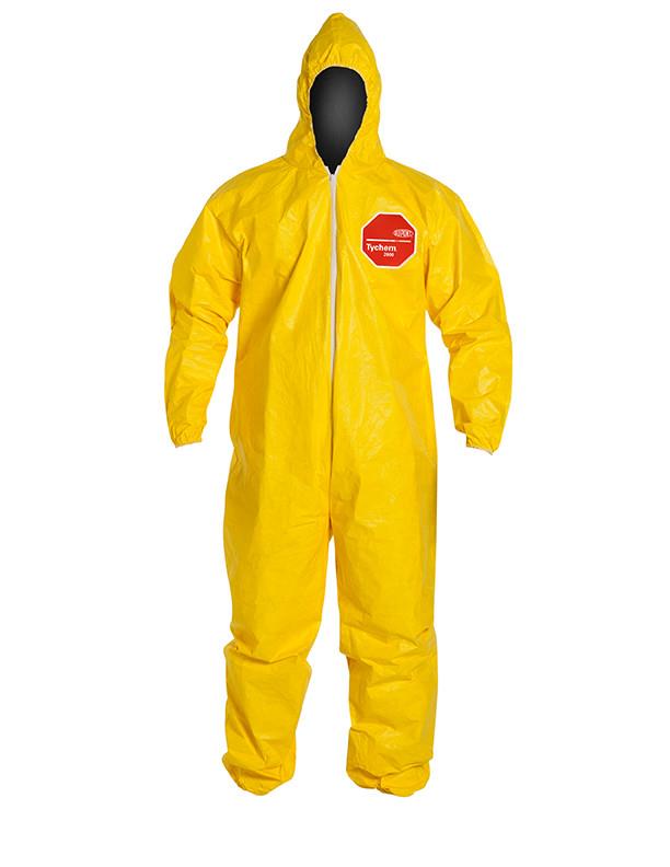 TYCHEM 2000 BOUND SEAM HOODED COVERALL