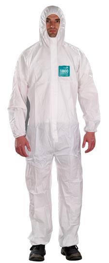 MICROCHEM 1800 HOODED COVERALL