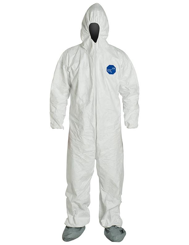 DUPONT TYVEK 400 COVERALL HOOD AND BOOTS