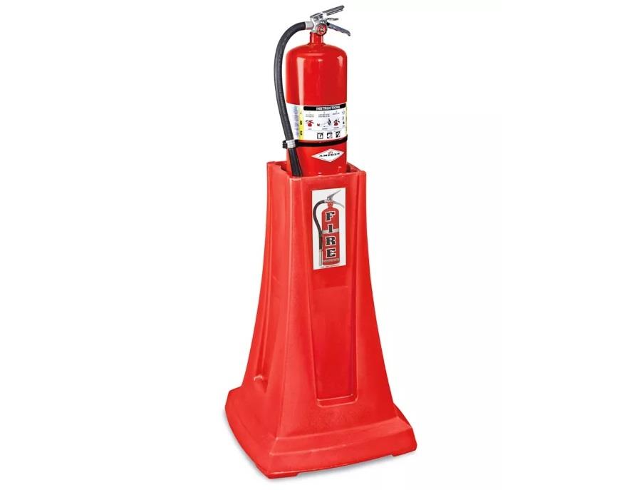 FIREMATE RED FIRE EXTINGUISHER STAND